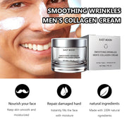 For Men Collagen Cream, Lighten Fine Lines Moisturizing Firming Skin Whitening Brightening Cream